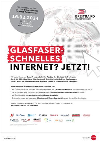 Info-Nachmittag mit der Breitband OÖ. GmbH